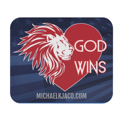 GOD WINS Mouse Pad