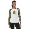 WARRIOR STRIPE CAMO Women's Rash Guard - Image 2