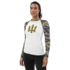 WARRIOR STRIPE CAMO Women's Rash Guard - Image 4
