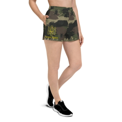 PAINTED CAMO Women’s Athletic Shorts
