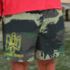 Michael Jaco Painted Camo Shorts