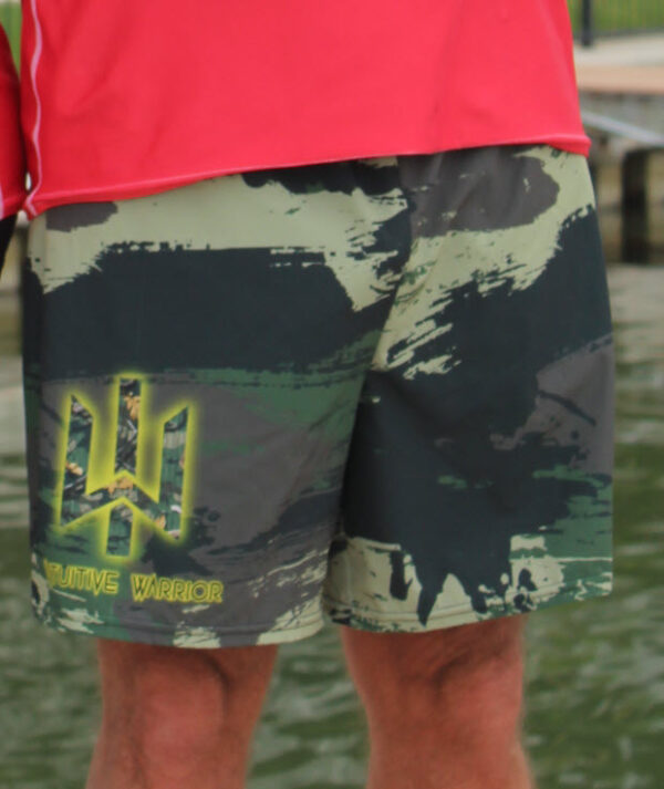 Michael Jaco Painted Camo Shorts