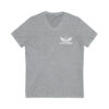 MJ LION WARRIOR WINGS Unisex Jersey Short Sleeve V-Neck Tee - Image 9