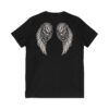 MJ LION WARRIOR WINGS Unisex Jersey Short Sleeve V-Neck Tee - Image 4