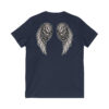 MJ LION WARRIOR WINGS Unisex Jersey Short Sleeve V-Neck Tee - Image 16