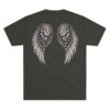 MJ LION WARRIOR WINGS Men's Tri-Blend Crew Tee - Image 10