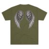 MJ LION WARRIOR WINGS Men's Tri-Blend Crew Tee - Image 14