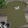 MJ LION WARRIOR WINGS Men's Tri-Blend Crew Tee - Image 15