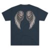 MJ LION WARRIOR WINGS Men's Tri-Blend Crew Tee - Image 34
