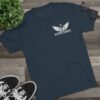 MJ LION WARRIOR WINGS Men's Tri-Blend Crew Tee - Image 35