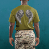 MJ LION WARRIOR WINGS Men's Tri-Blend Crew Tee