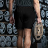MJ INTUTIVE WARRIOR BLACK GYM SHORTS - Image 6