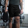 MJ INTUTIVE WARRIOR BLACK GYM SHORTS