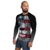 LOVE VIBES Men's Rash Guard - Image 3