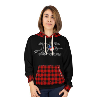FLANNEL LOVE VIBES Unisex Pullover Hoodie