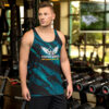 WARRIOR PAINT Unisex Athletic Tank Top - Image 3