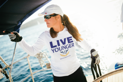 LIVE YOUNGER Unisex Active Lightweight Long Sleeve Tee
