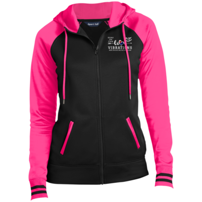 LOVE VIBES Ladies’ Sport-Wick® Full-Zip Hooded Jacket