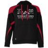 LOVE VIBES Athletic Colorblock Fleece Hoodie - Image 3