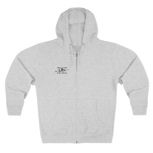 Love Vibes Unisex Zip Hoodie - Image 5