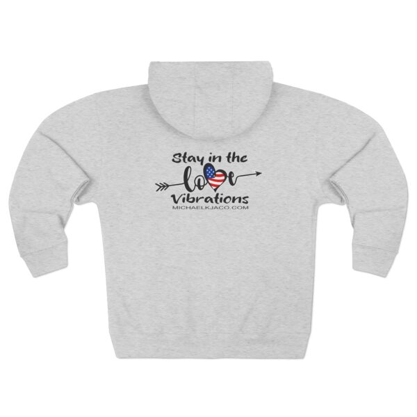 Love Vibes Unisex Zip Hoodie - Image 6