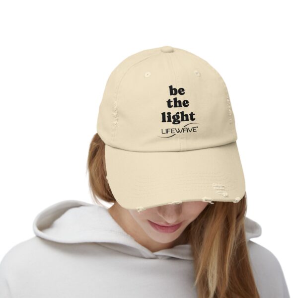 BE THE LIGHT Lifewave Distressed Cap - Image 8