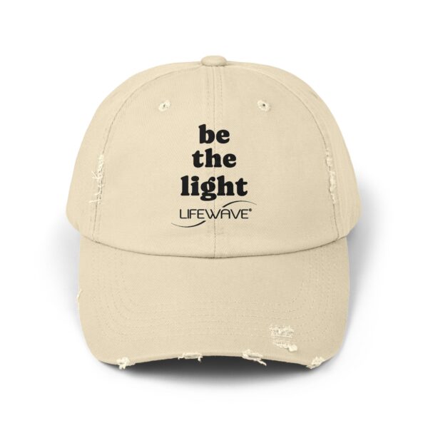 BE THE LIGHT Lifewave Distressed Cap - Image 5