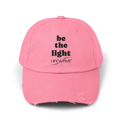BE THE LIGHT Lifewave Distressed Cap