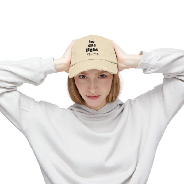 BE THE LIGHT Lifewave Distressed Cap - Image 9