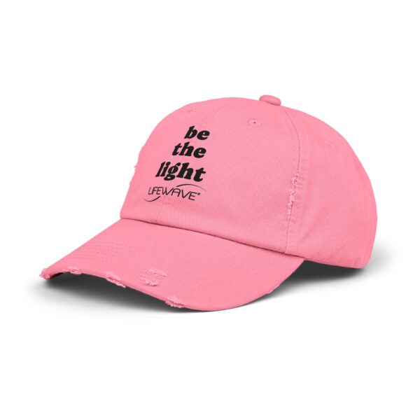 BE THE LIGHT Lifewave Distressed Cap - Image 2