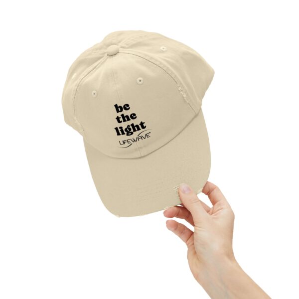BE THE LIGHT Lifewave Distressed Cap - Image 10
