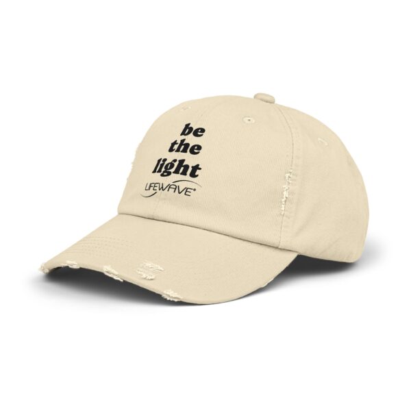 BE THE LIGHT Lifewave Distressed Cap - Image 6