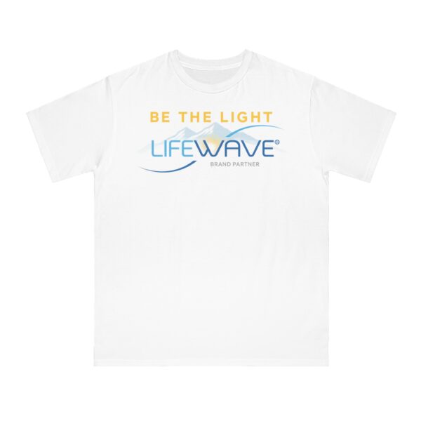 Organic BE THE LIGHT Mountain Live Younger Unisex Classic T-Shirt - Image 15