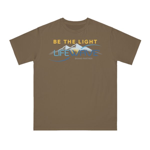 Organic BE THE LIGHT Mountain Live Younger Unisex Classic T-Shirt - Image 9