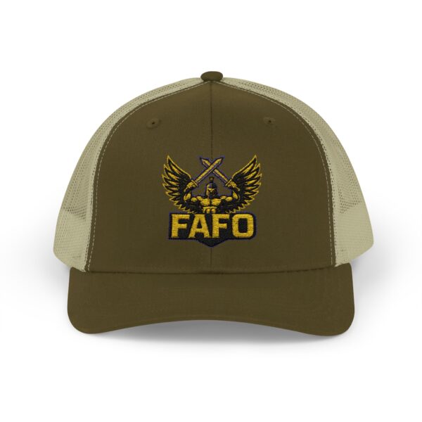 FAFO Snapback Trucker Cap | Stylish Hat for Outdoor Adventures, Gifting, Sports, and Everyday Wear - Image 29