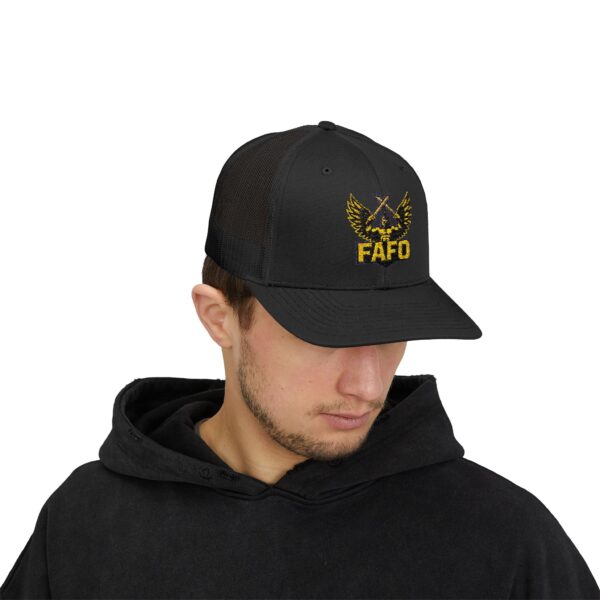 FAFO Snapback Trucker Cap | Stylish Hat for Outdoor Adventures, Gifting, Sports, and Everyday Wear - Image 19