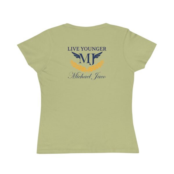 Organic Women's T-Shirt - Be the Light, Mountain Live Younger - Eco-Friendly Gift for Her, Casual Wear, Fitness, Yoga, Motivational - Image 11