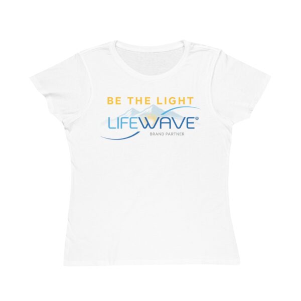 Organic Women's T-Shirt - Be the Light, Mountain Live Younger - Eco-Friendly Gift for Her, Casual Wear, Fitness, Yoga, Motivational - Image 8