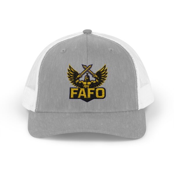 FAFO Snapback Trucker Cap | Stylish Hat for Outdoor Adventures, Gifting, Sports, and Everyday Wear - Image 33