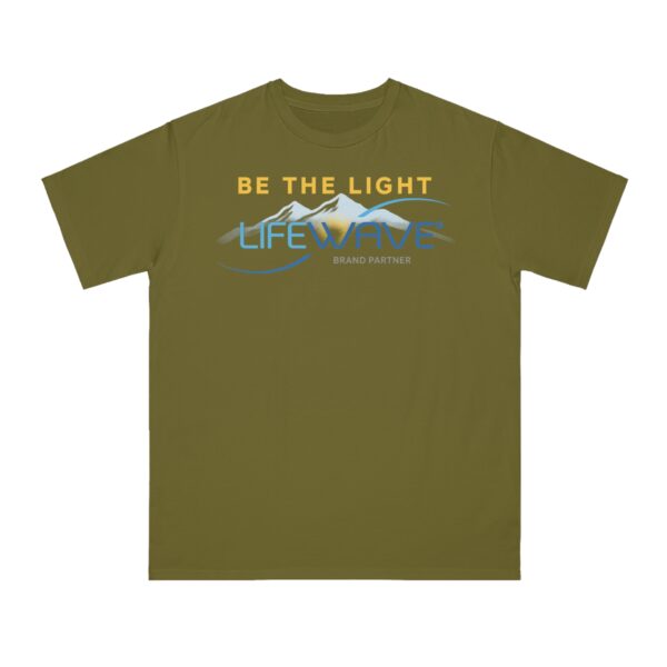 Organic BE THE LIGHT Mountain Live Younger Unisex Classic T-Shirt - Image 19