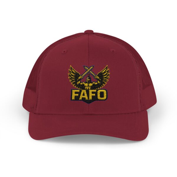 FAFO Snapback Trucker Cap | Stylish Hat for Outdoor Adventures, Gifting, Sports, and Everyday Wear - Image 41