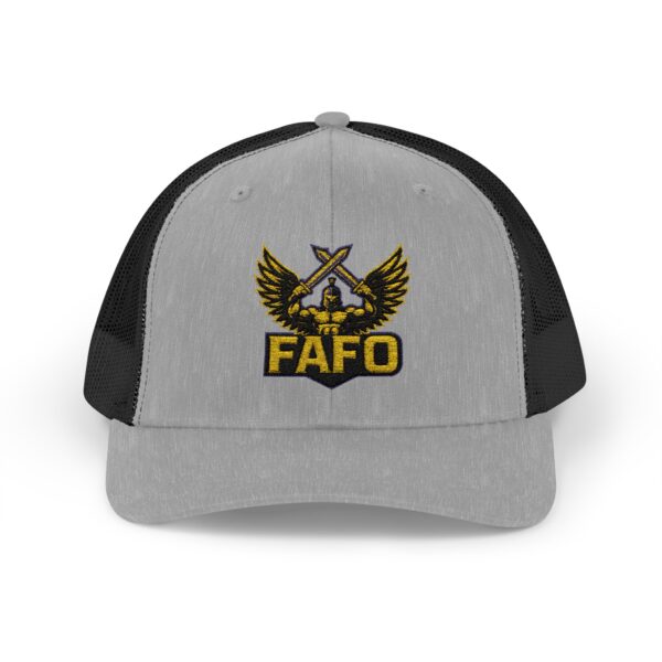 FAFO Snapback Trucker Cap | Stylish Hat for Outdoor Adventures, Gifting, Sports, and Everyday Wear - Image 25