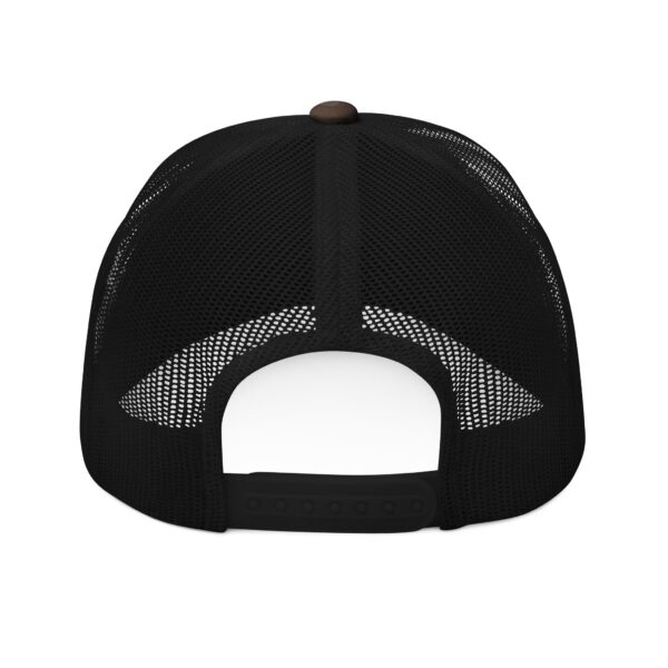 Camouflage Trucker Hat – The Intuitive Warrior | Outdoor Hat, Gift for Veterans, Hunting Cap, Stylish Accessory, Everyday Wear - Image 6