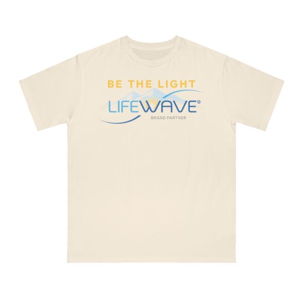 Organic BE THE LIGHT Mountain Live Younger Unisex Classic T-Shirt - Image 11