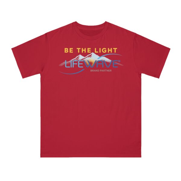 Organic BE THE LIGHT Mountain Live Younger Unisex Classic T-Shirt - Image 21