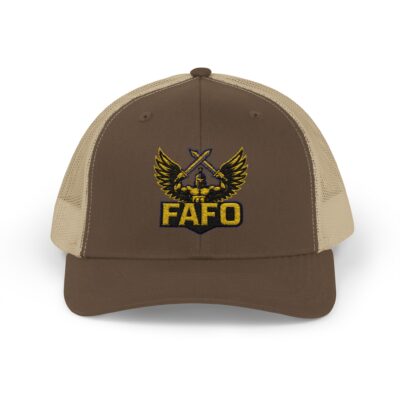 FAFO Snapback Trucker Cap | Stylish Hat for Outdoor Adventures, Gifting, Sports, and Everyday Wear