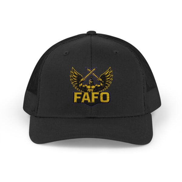 FAFO Snapback Trucker Cap | Stylish Hat for Outdoor Adventures, Gifting, Sports, and Everyday Wear - Image 17