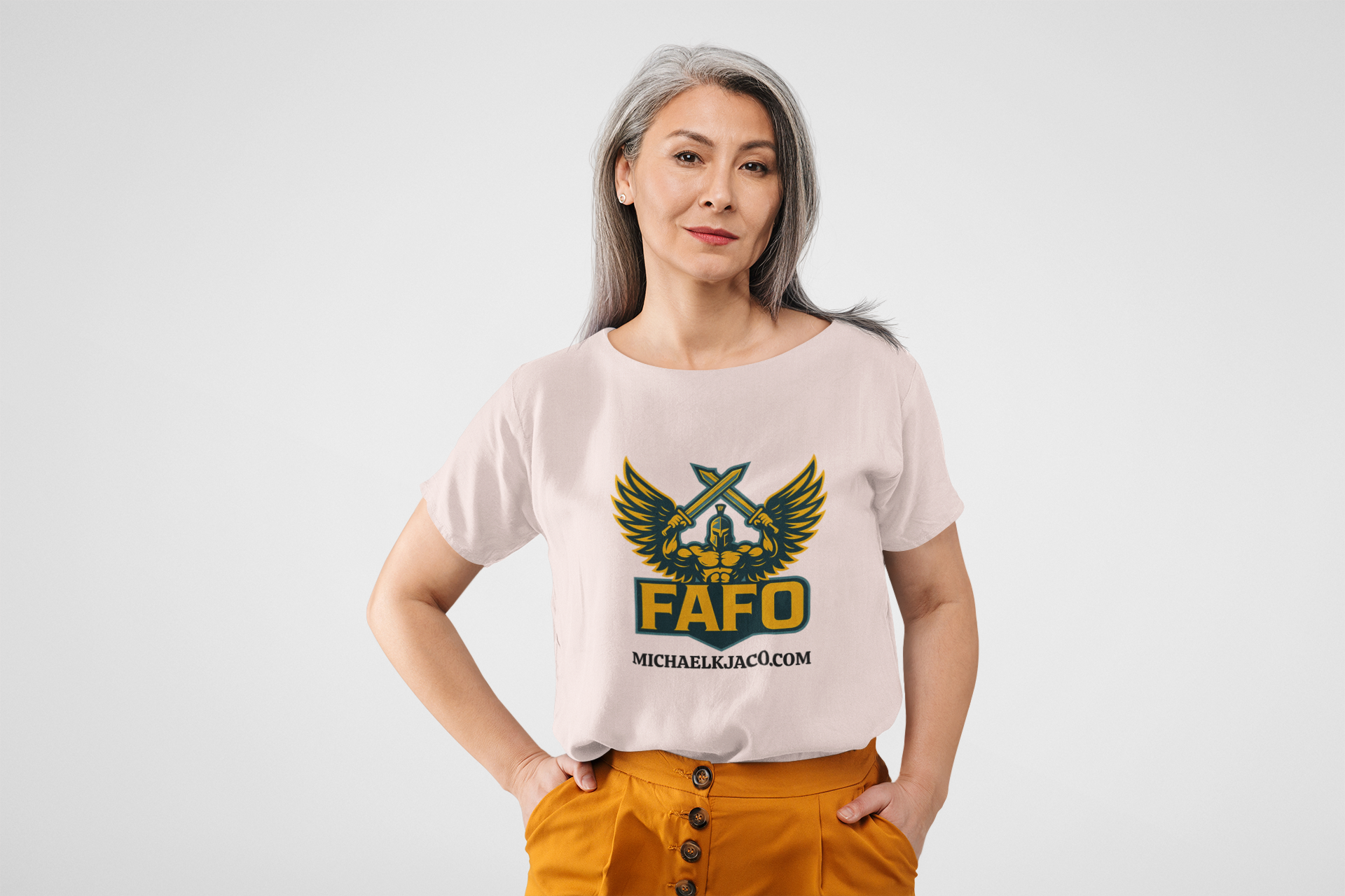 FAFO Intuitive Warrior T-Shirt – Mess Around & Find Out… with Intuition! - Image 2