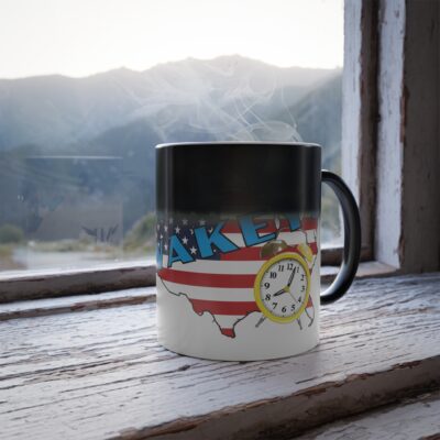 WAKEY WAKEY Color Morphing Mug, 11oz