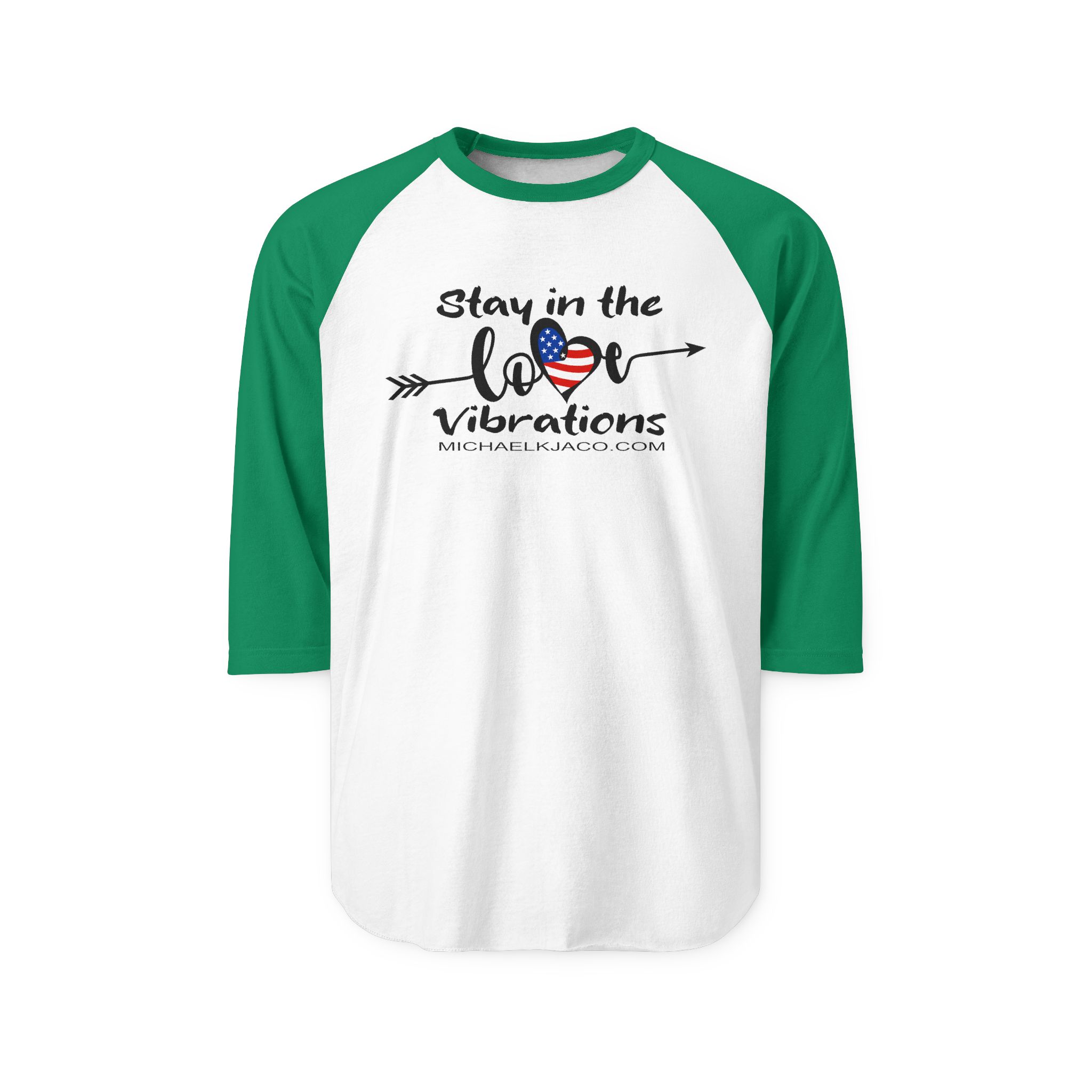 Unisex Three-Quarter Sleeve Raglan Shirt